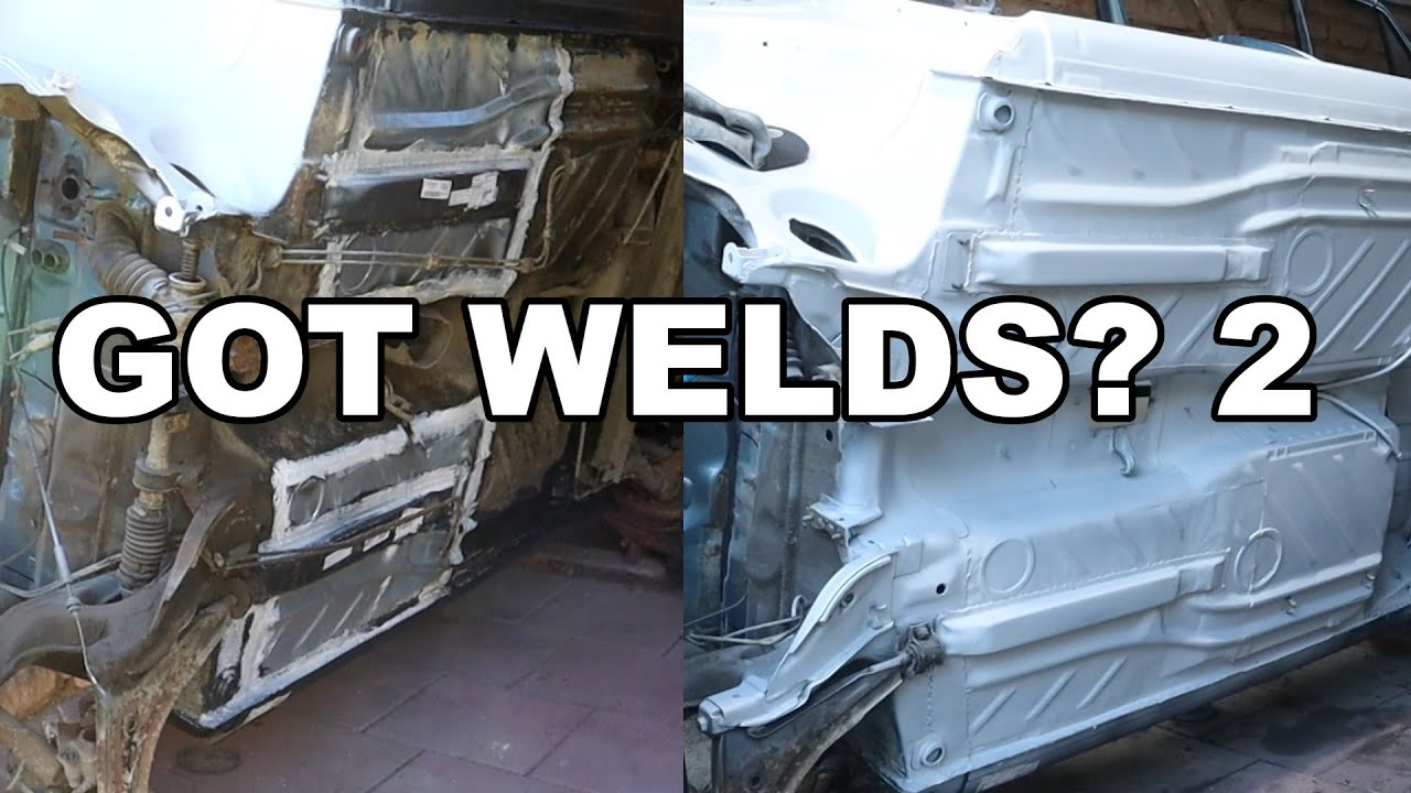 VW Golf MK1 restoration ep.20 - chassis welding pt.2