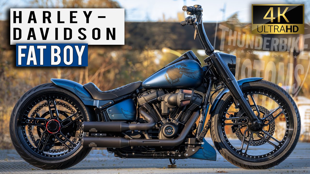 Thunderbike Fat Back - customized Harley-Davidson Fat Boy    4K
