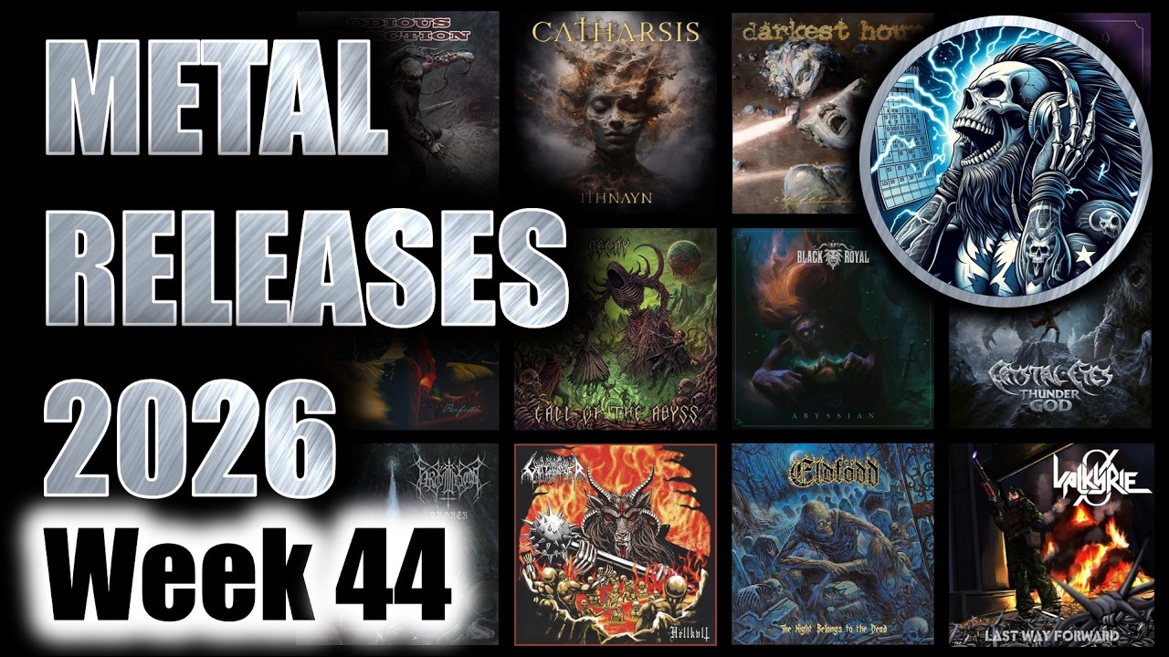 144 New Metal releases October 2026 Week 44 (October 26th - October 31st)