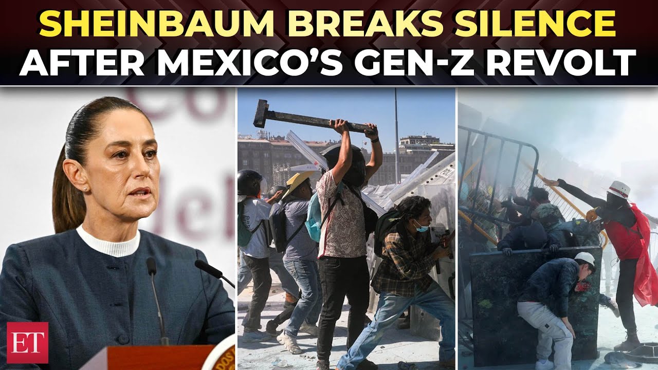 'No to violence&hellip;' Prez Sheinbaum&rsquo;s first reaction post Gen-Z protest jolts Mexico; 120 injured