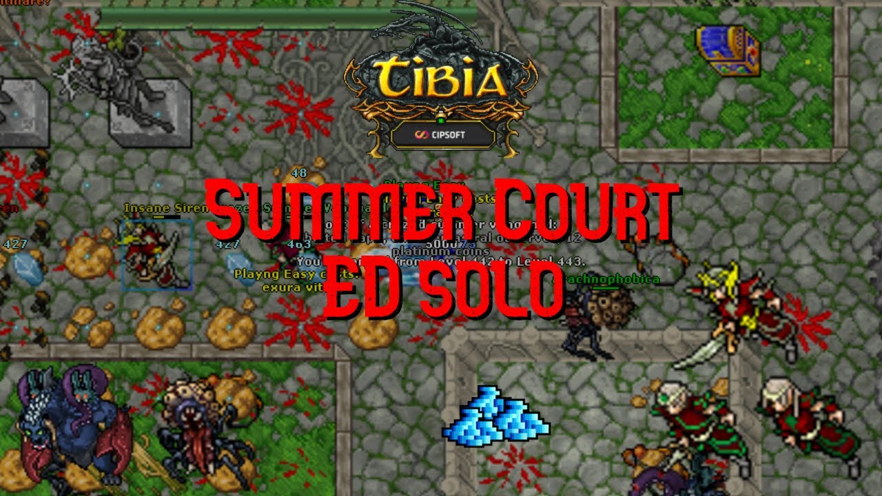 Elfos de Fogo (Summer Court) SOLO | ED lvl 400+ fazendo 4.5kkXP hora (150%) e 350k+ PROFIT hora