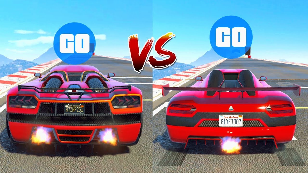 COCHE VIEJO vs COCHE *NUEVO* ¿Cual es Mas RÁPIDO? TEST de VELOCIDAD GTA V Online