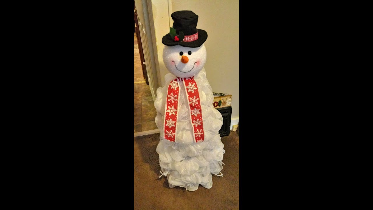 Need To Wreathe Making Club - Tomato cage snowman - 11/09/18