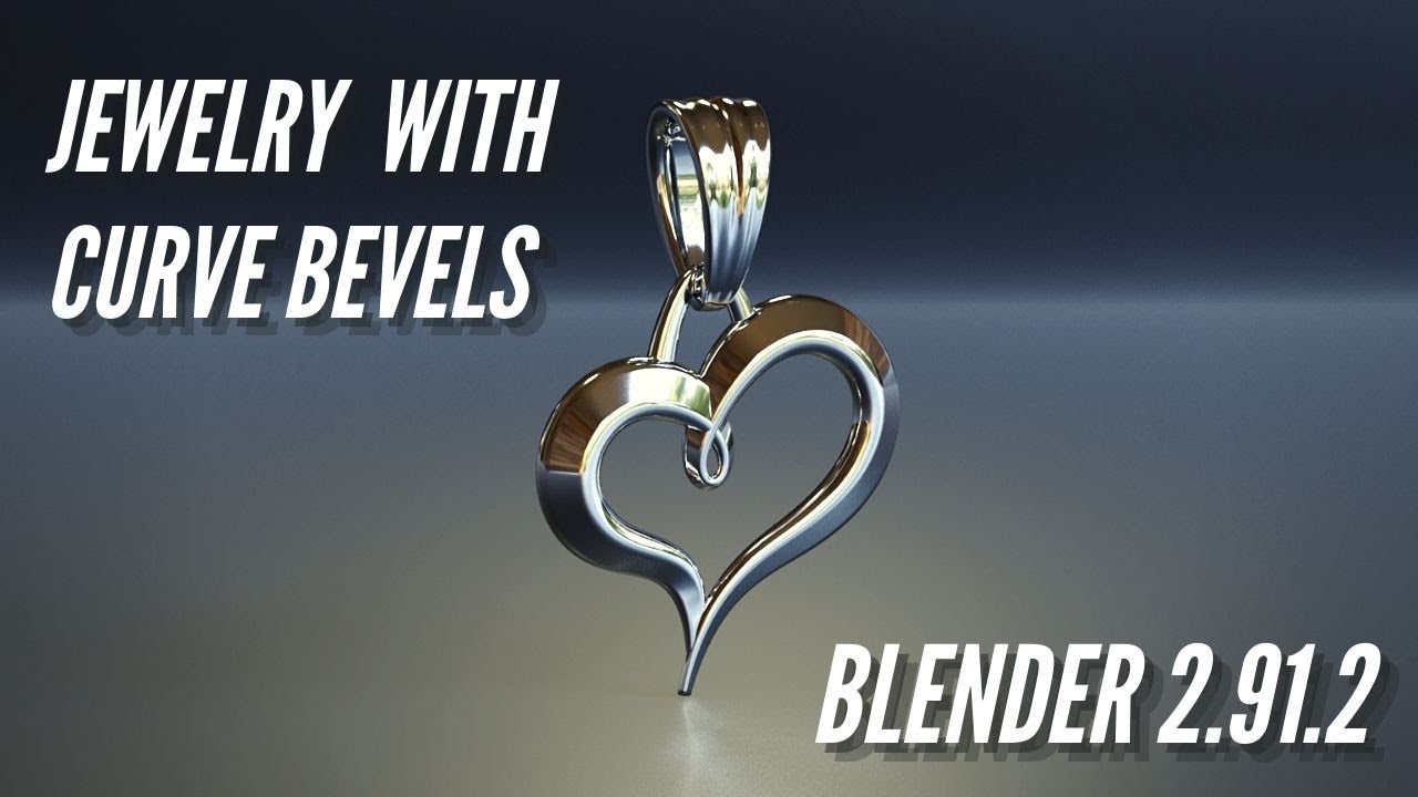 [Tutorial] Jewelry Design in Blender for Beginners - Using Custom Curve Profiles