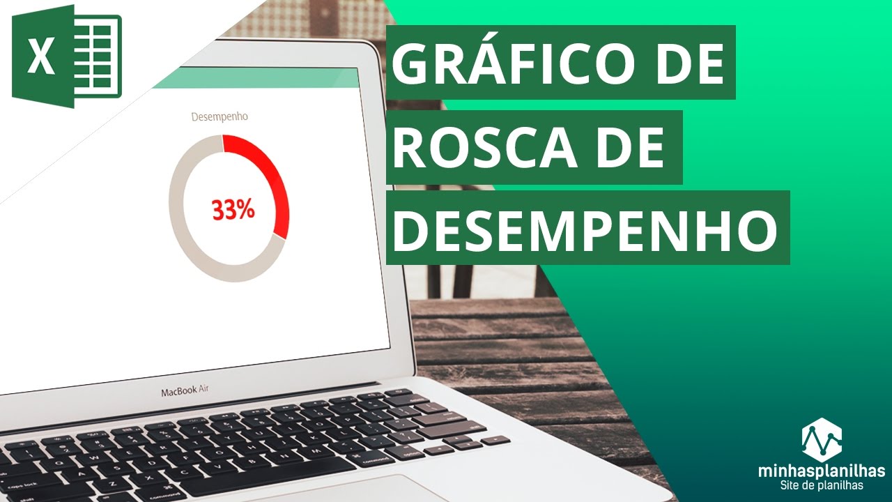 Como fazer Gráfico de Rosca de Desempenho no Excel