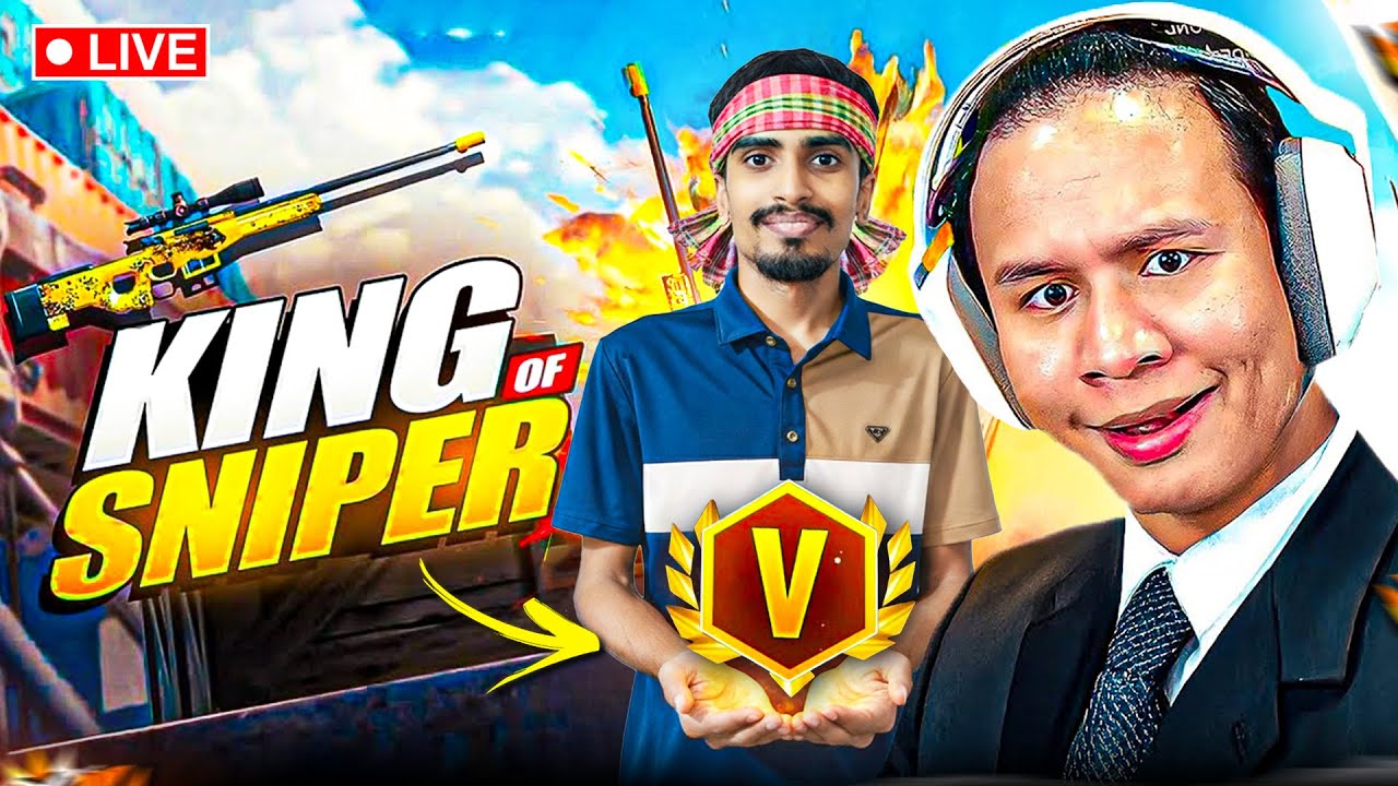 New Grandmaster Top 1 Push V Badge Lobby ❤ FF LIVE ✌ Free Fire LIVE! #ff #freefire #relic71yt