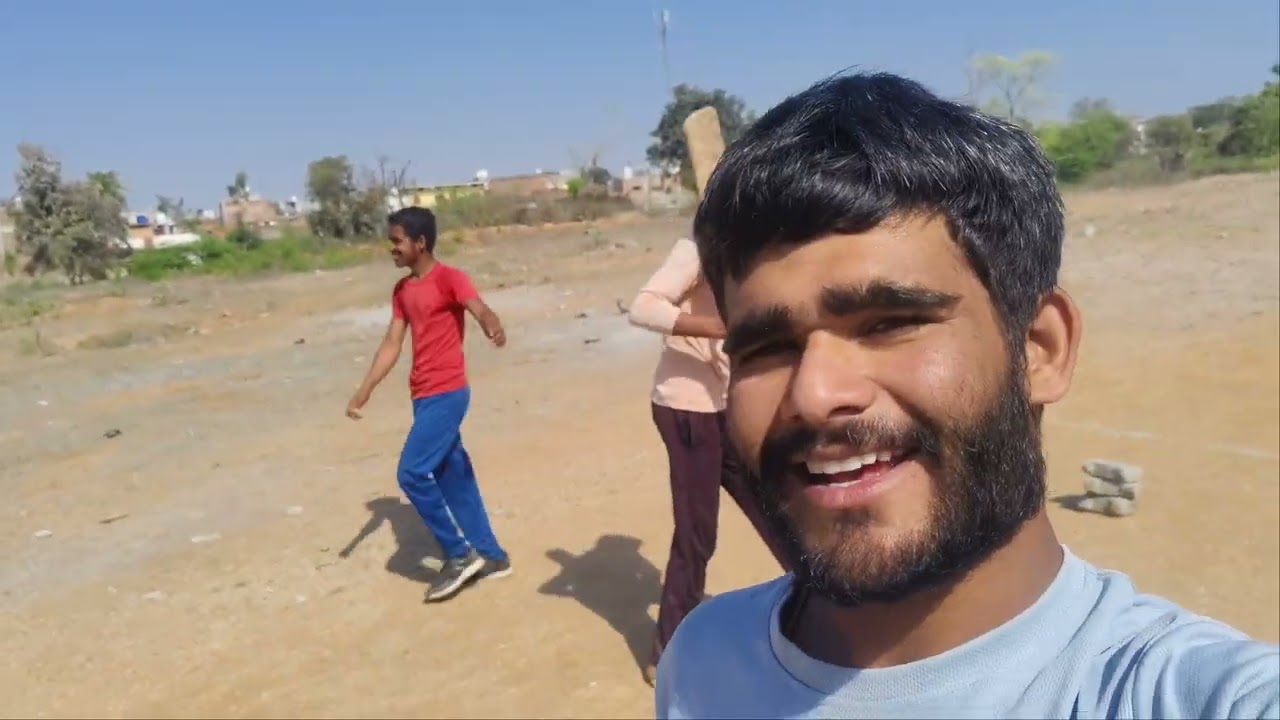 My 1st vlog  (cricket match) 1st pari  part 1 8 min 