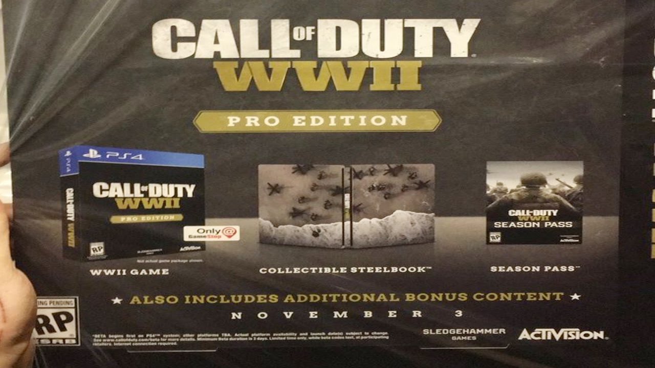 Call of Duty: World War 2 - Pro Edition (COD WWII INFO 2017)