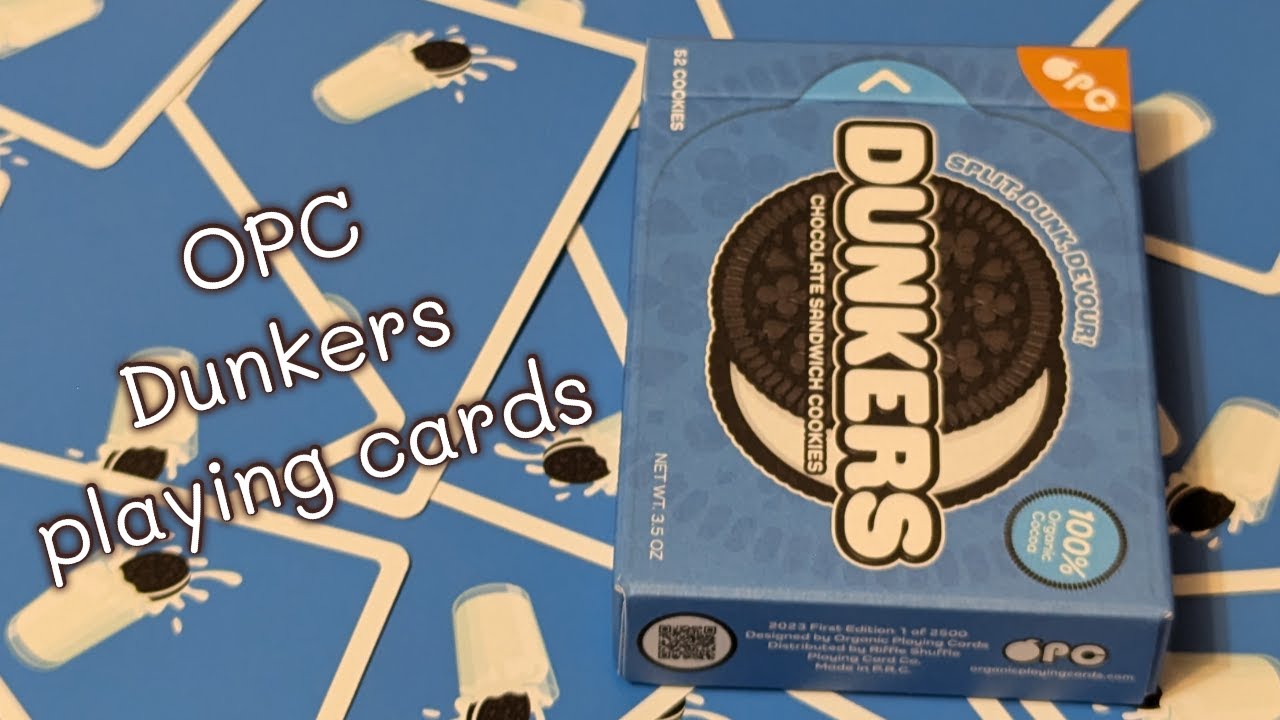 Daily deck review day 237 - Dunkers playing cards By Organic Playing Cards