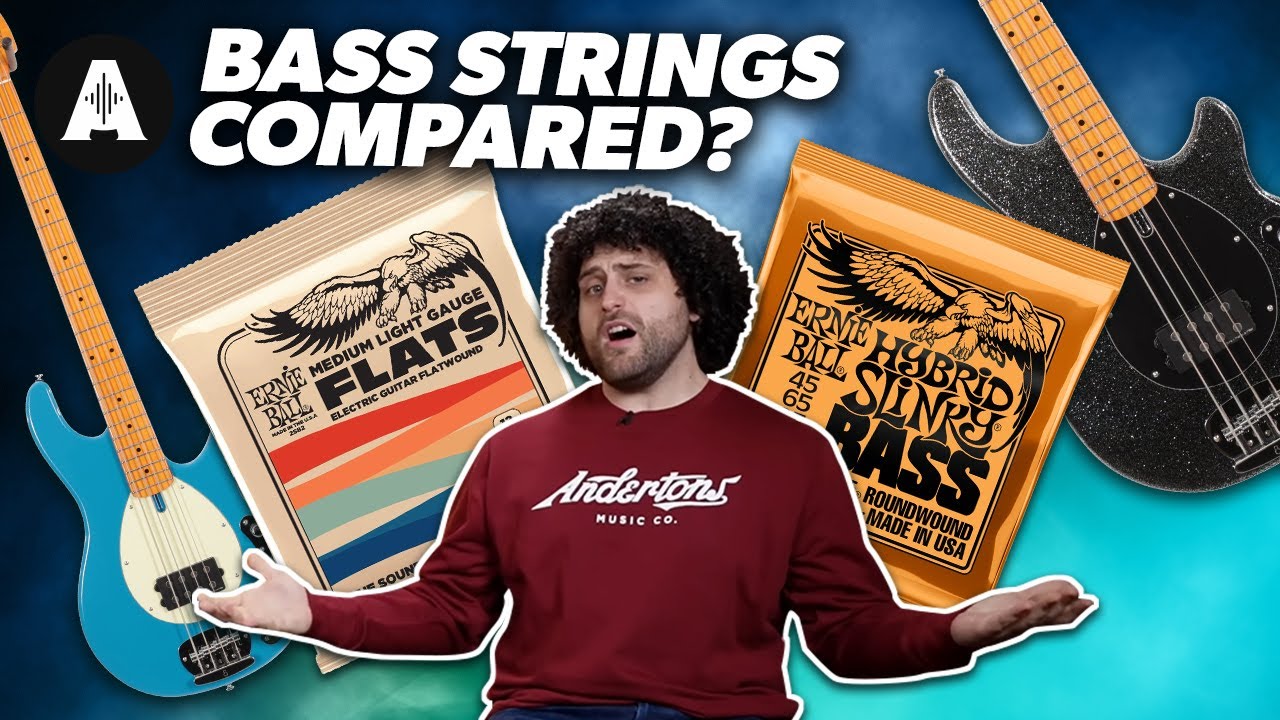 Do Different Bass Strings Sound Different? - Ernie Ball Bass String Shootout!