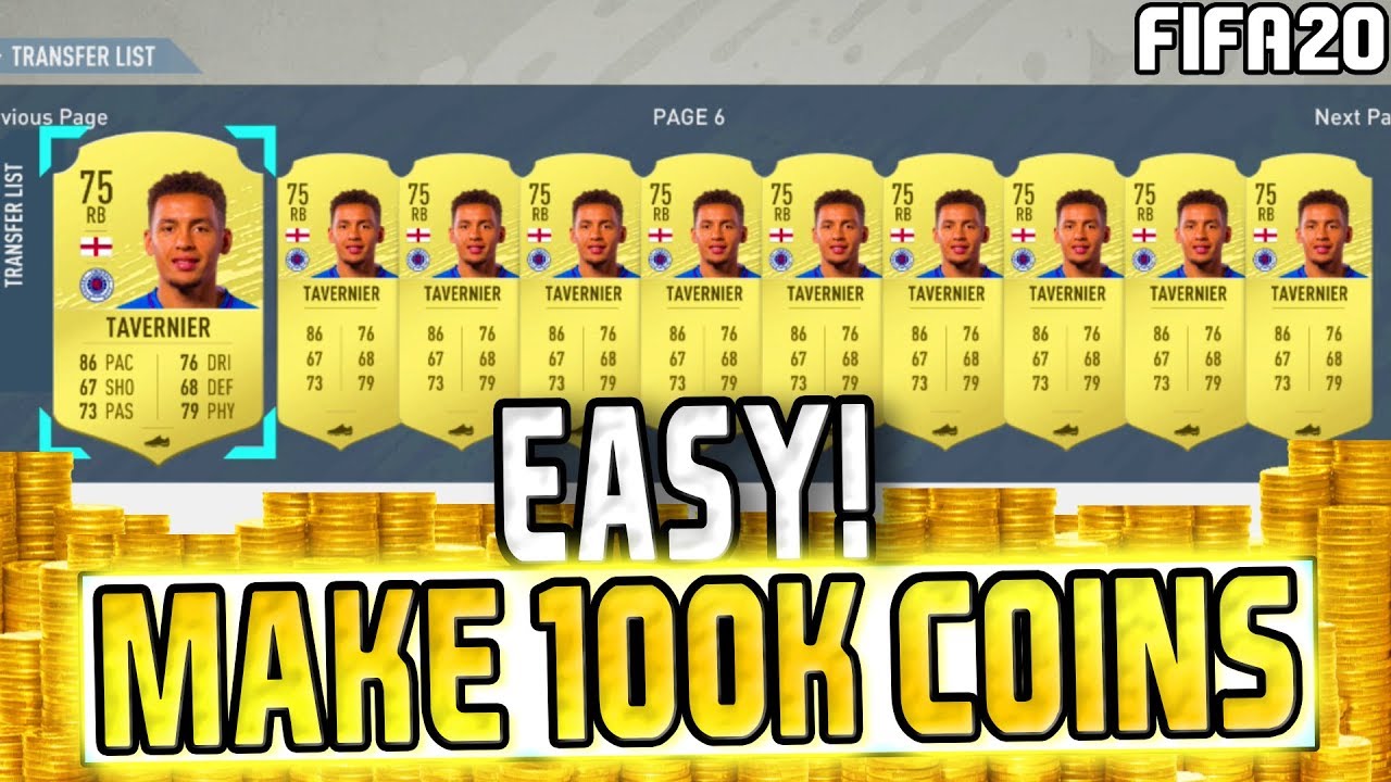 FIFA 20 MAKE 100K COINS EASY! | FIFA 20 TRADING TIPS  | FIFA 20 ULTIMATE TEAM