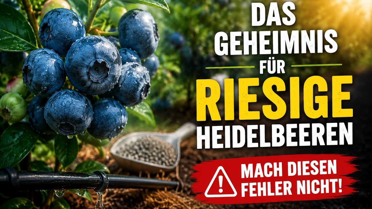Heidelbeer-Fehler: Warum deine Ernte trotz Pflege mickrig bleibt