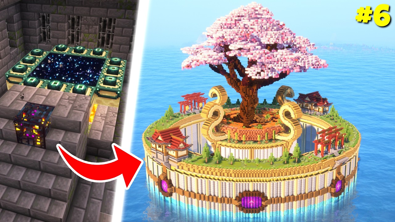 I Transformed the END PORTAL in Minecraft Hardcore