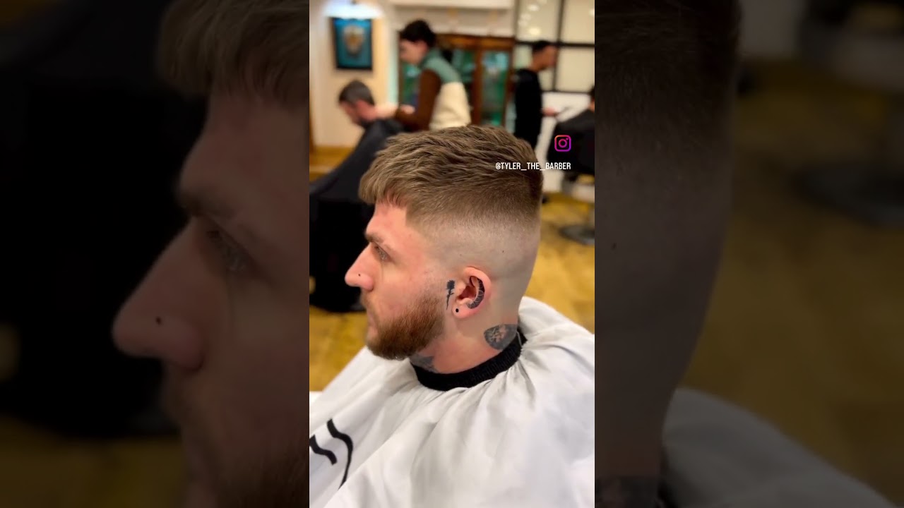Name his ear tattoo #tattoo #skinfade #fyp