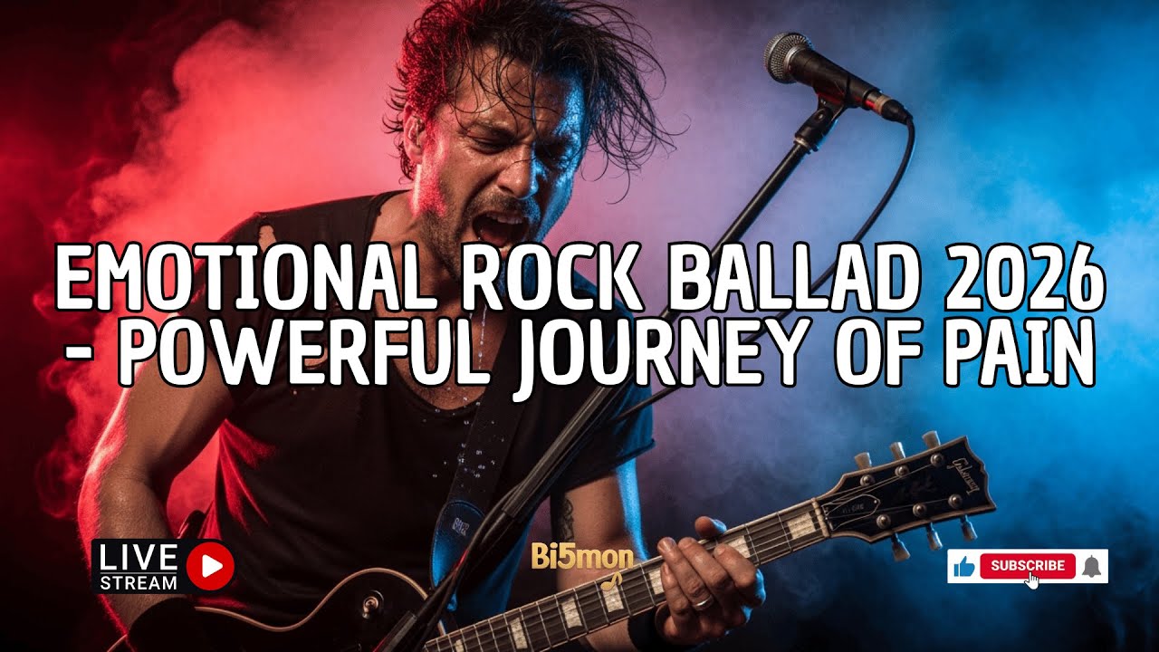 Emotional Rock Ballad 2026 - Powerful Journey of Pain - Passion & Inner Strength.