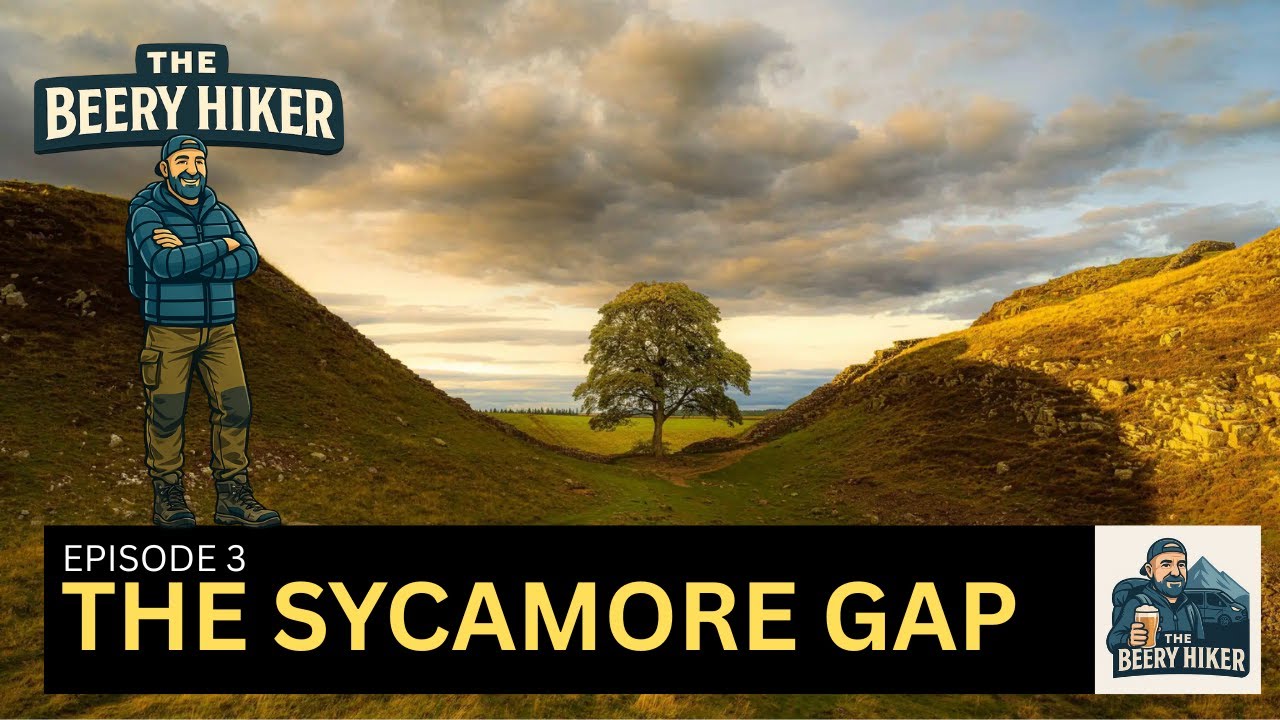 Hadrian's Wall Walk: Sycamore Gap Stump and Hadrian's Wall I The Beery Hiker (Episode.3)