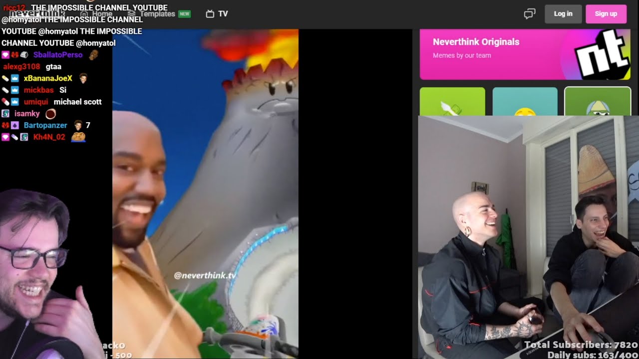 Homyatol, Panetty e Enkk reagiscono ai meme di Neverthink