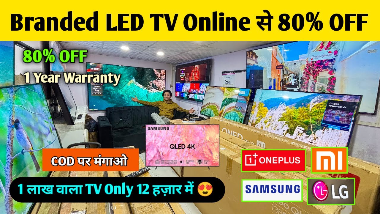 Samsung, LG Mi TV upto 80% OFF Only ₹6499/-Branded LED TV Warehouse in Delhi Samsung Neo Qled Tv