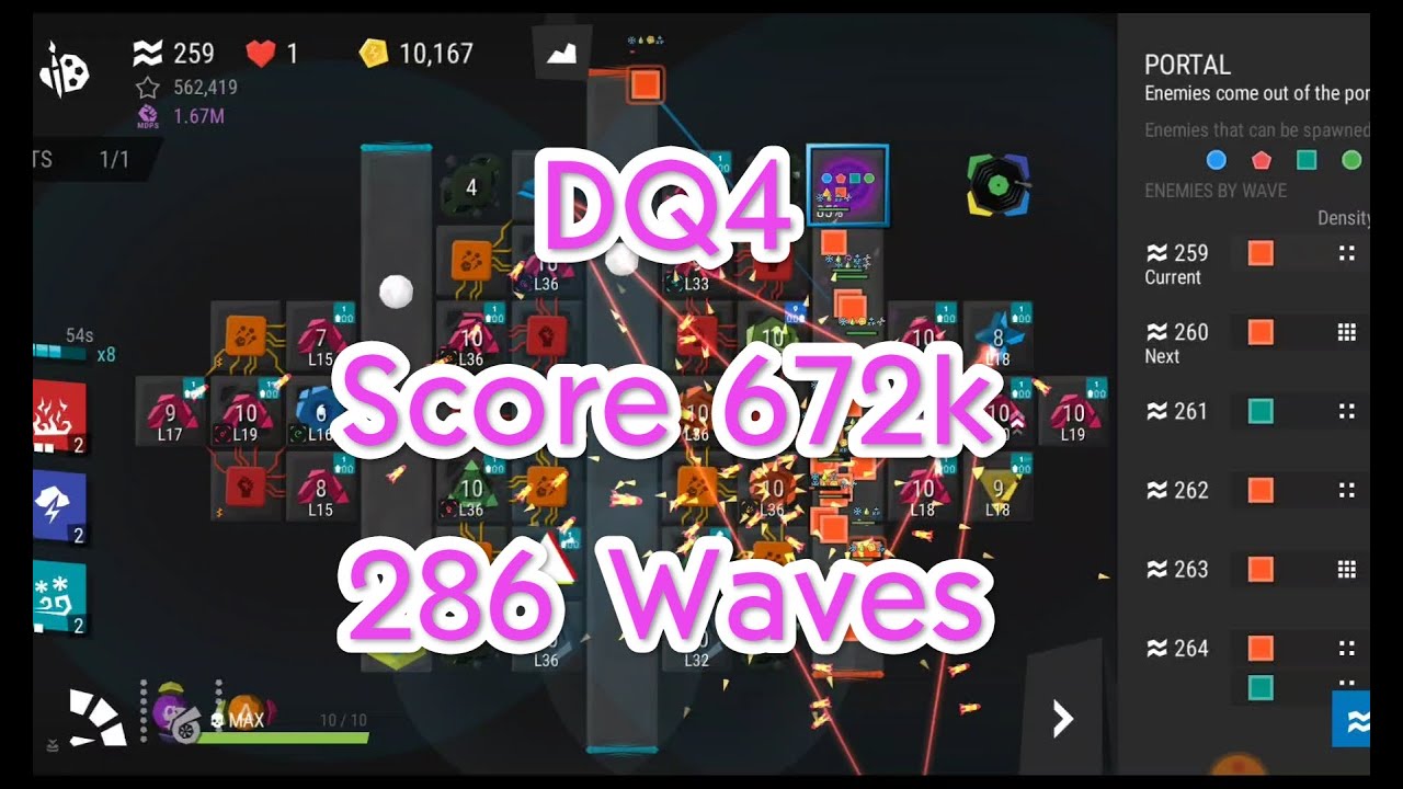 [Infinitode 2 1.9] DQ4  Score: 672K