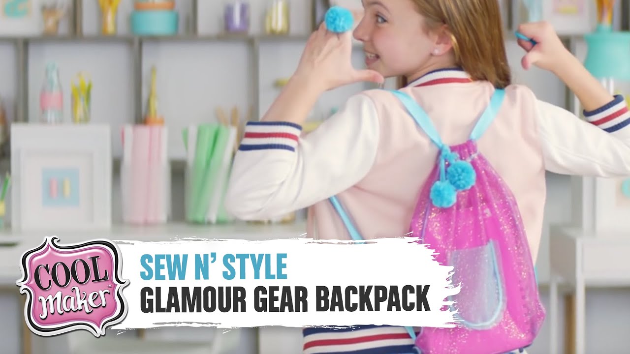 Cool Maker | Sew N' Style Machine Glamour Gear | Backpack