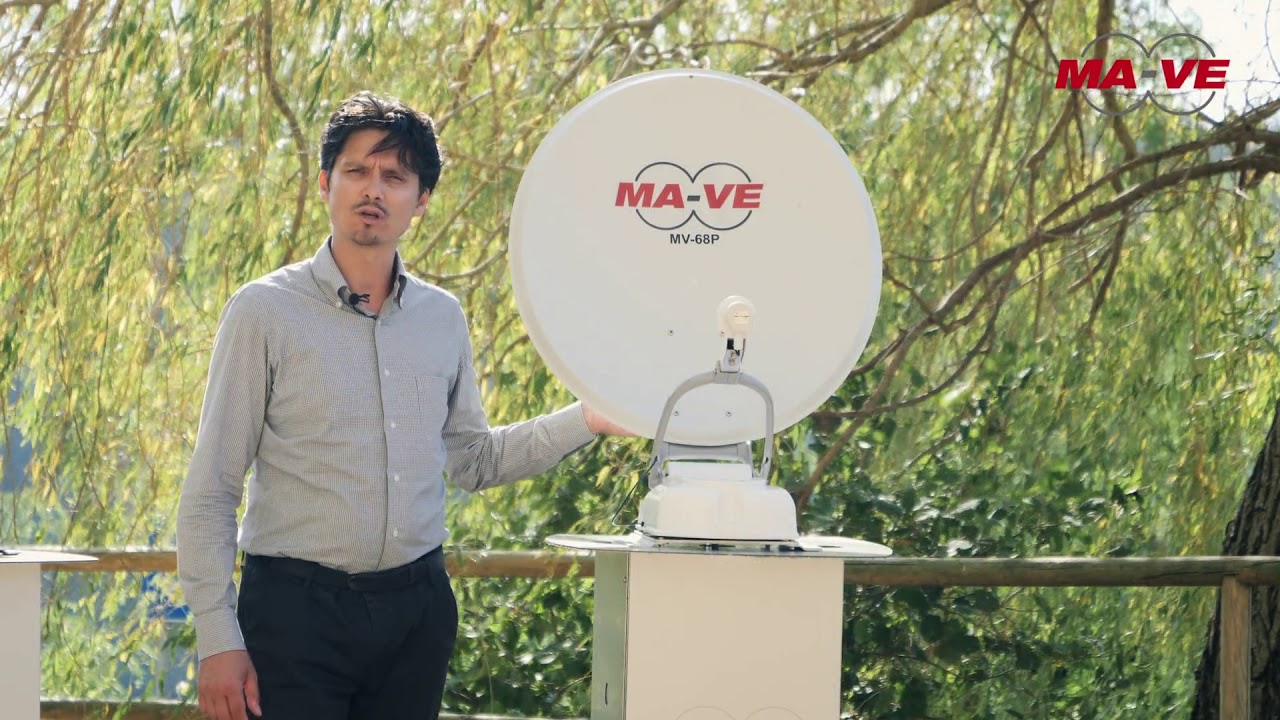 MA VE la gamma completa di antenne paraboliche a puntamento automatico