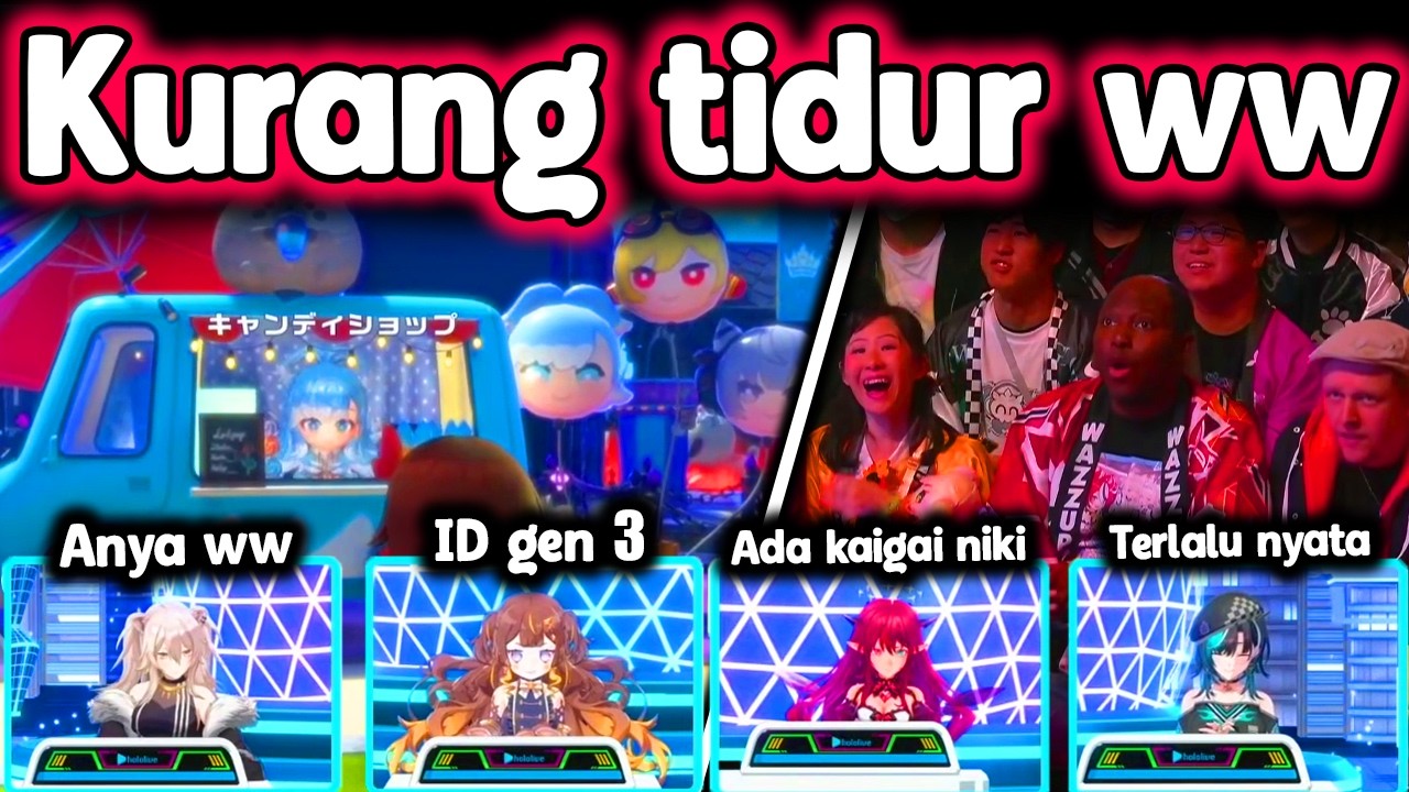 Аня и другие участницы не высыпаются, Kaigai Niki, ID Gen 3..【Hololive】