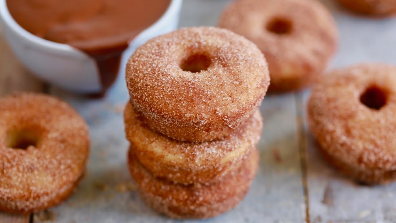 Churro Donuts (Baked Not Fried) Gemma's Bigger Bolder Baking Ep 178