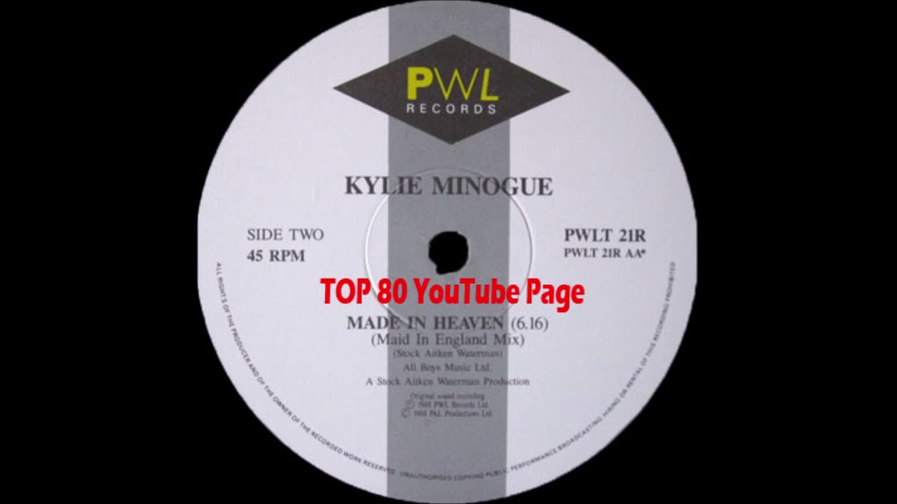 Kylie Minogue - Made In Heaven (A Pete Hammond Made in England Mix)