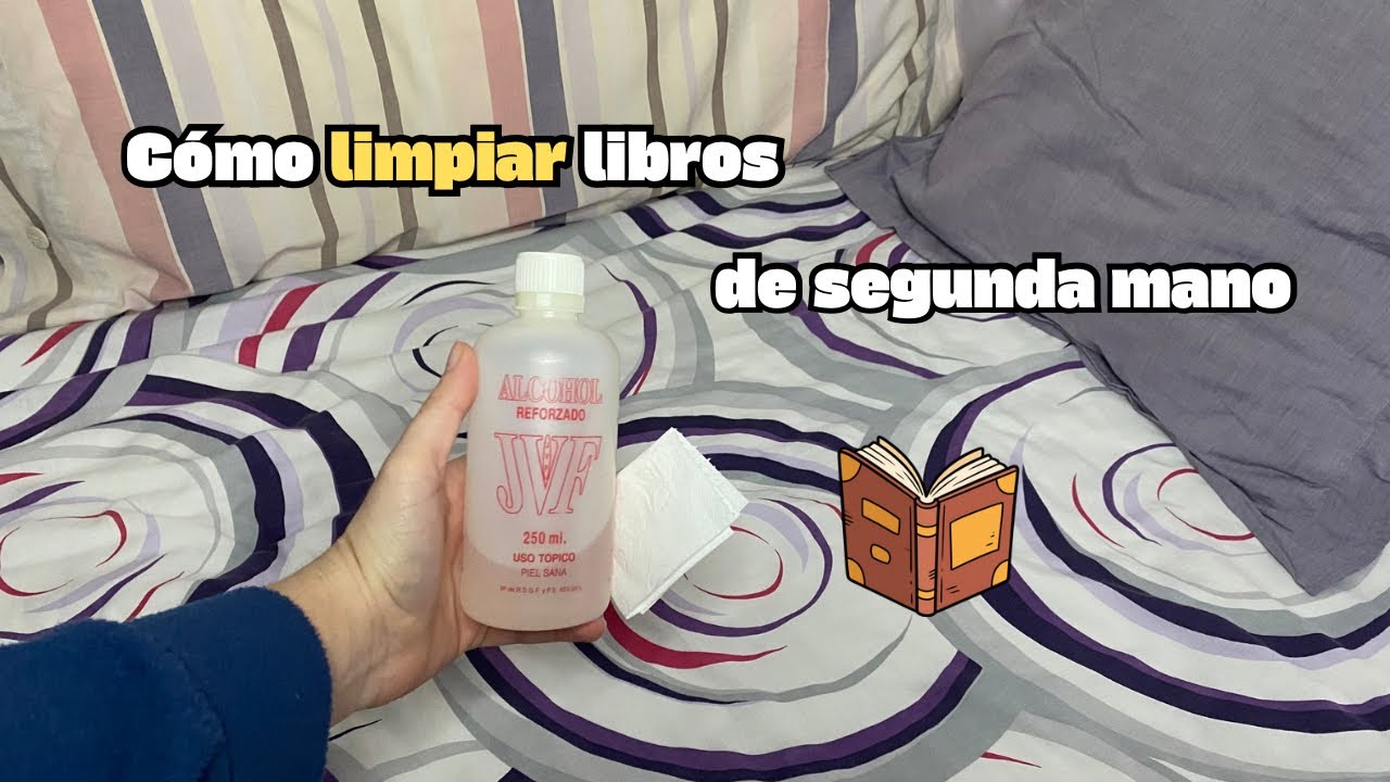 ¿Cómo limpiar libros de segunda mano?
