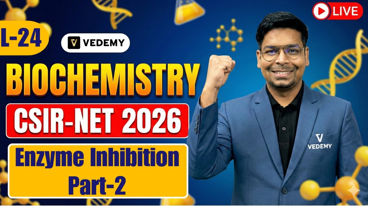 CSIR-UGC-NET 2026 | L24 | Biochemistry | Enzyme Inhibition | Part-2 | Unit 1 | Dr. Virendra Singh |