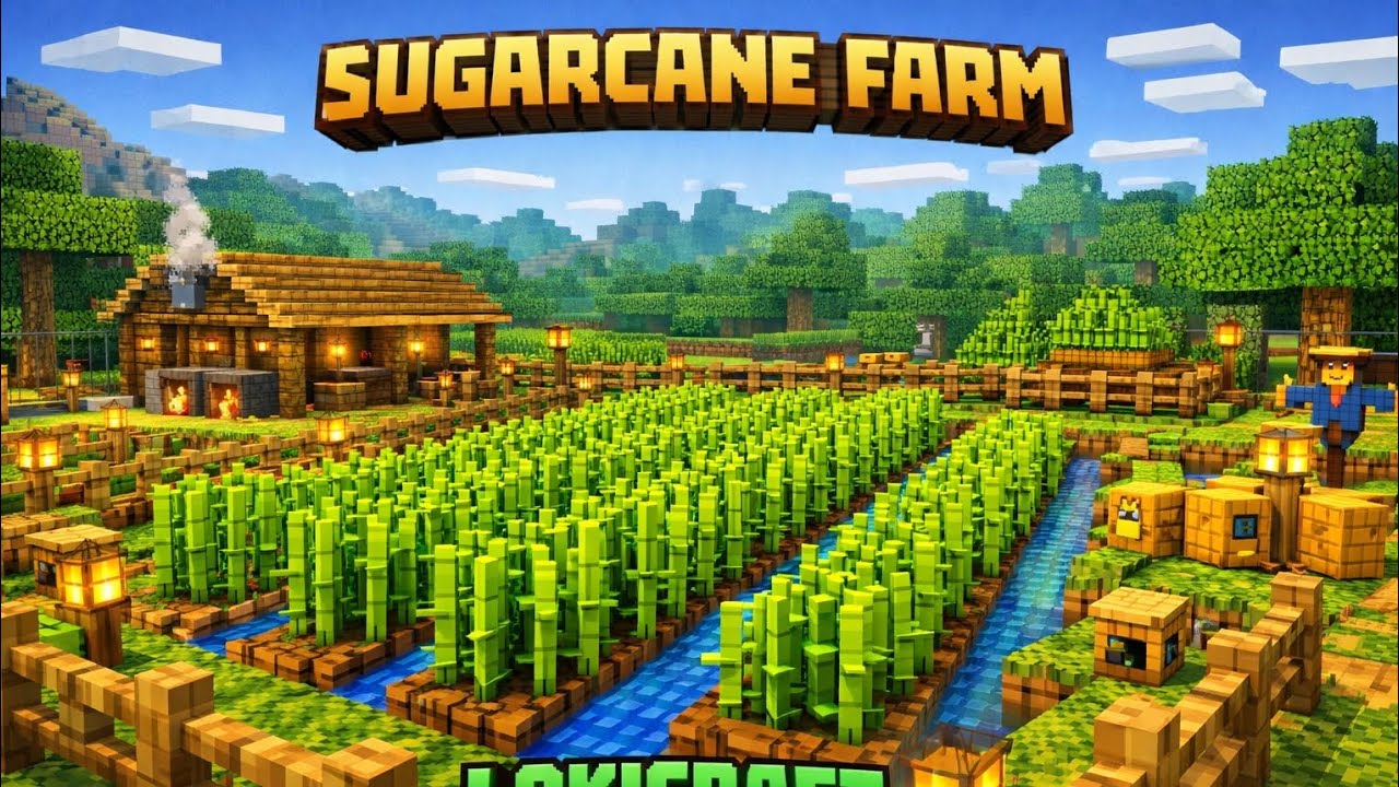 I make sugarcane farm in lokicraft survive series 