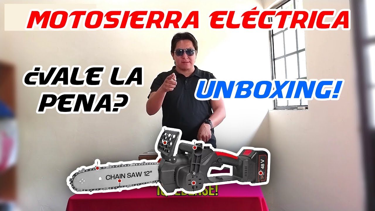 MOTOSIERRA ELÉCTRICA | INALÁMBRICA | CHAIN SAW | UNBOXING | REVIEW | INGENIERÍA FORESTAL | 2025