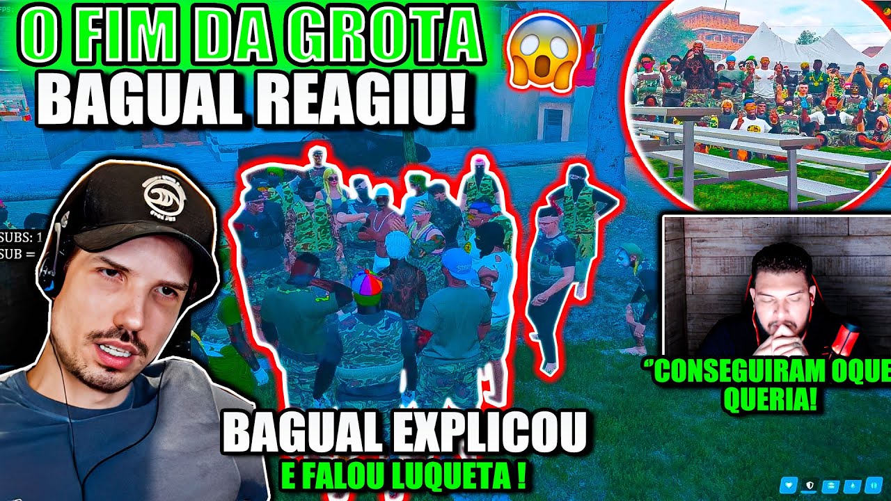 ESQUENTOU! BAGUAL REAGE AO FIM DA GROTA NA CAPITAL FAC ENTREGADA PRO VZ!LUQUETA VAI VOLTAR?😱🔥
