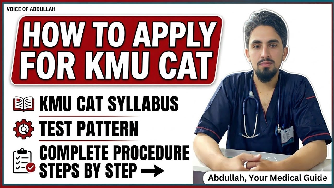 How To Apply For KMU CAT 2026 Test ll Test Syllabus Explain By Abdullah 