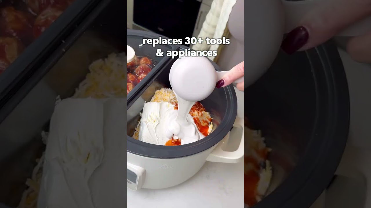 Meals & parties made easy with this dual crockpot! 👩🏽&zwj;🍳🥘🥘✌🏽🏈 This multi-meal crockpot is an