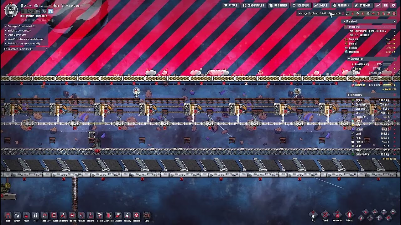 Oxygen Not Included Jurassic Episode 33 - The solar setup completes!