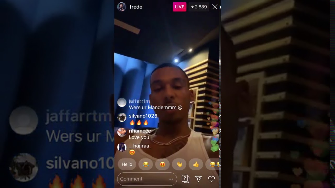 Fredo - Insta live Freestyle Exclusive | UK Rap Daily - Part1
