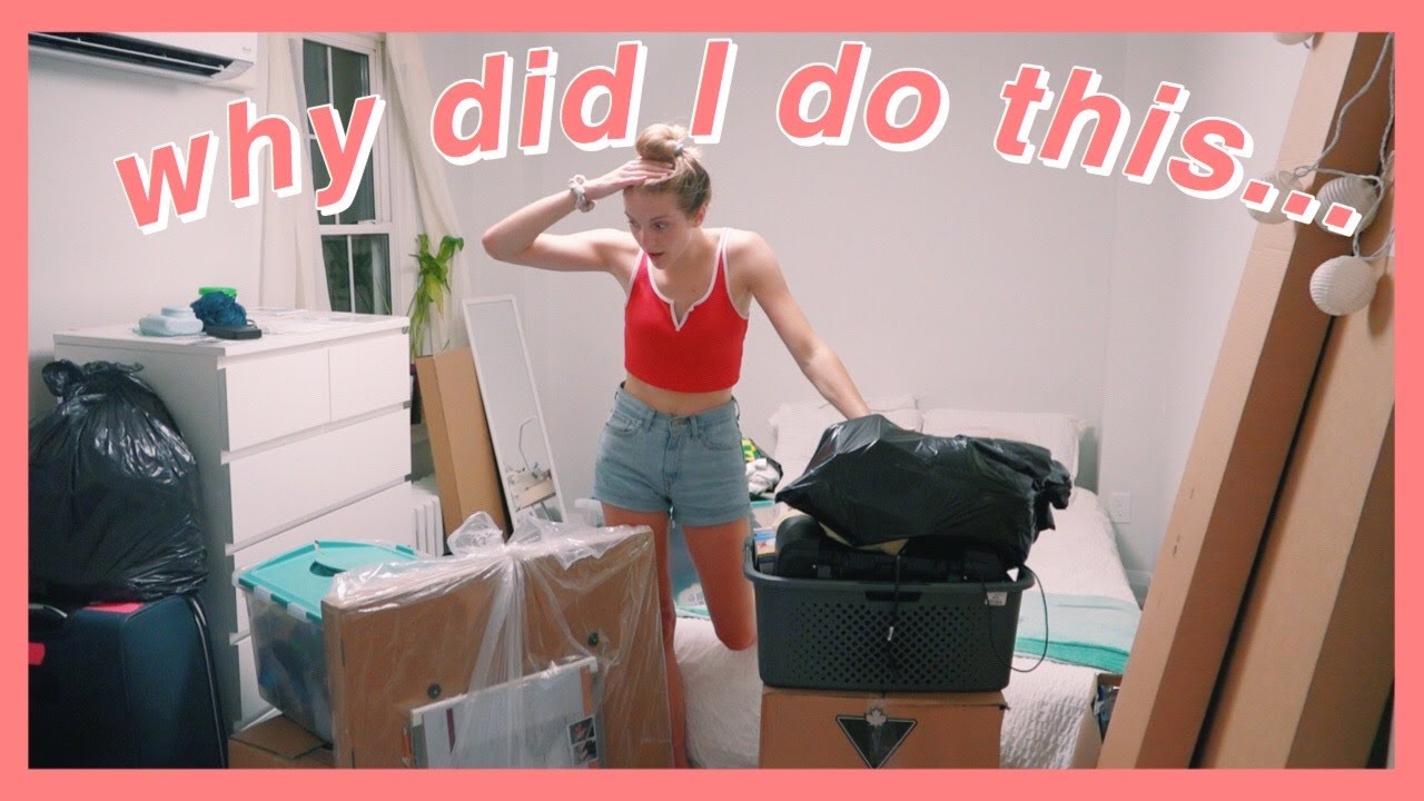 MOVING IN TO MY NEW APARTMENT! *chaotic*
