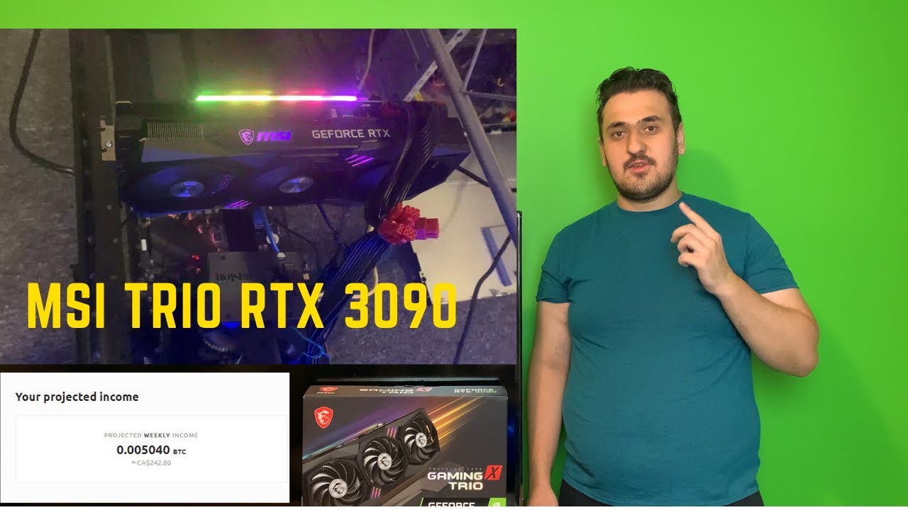 How much can you earn mining Bitcoin/Ethereum  with an RTX 3090?