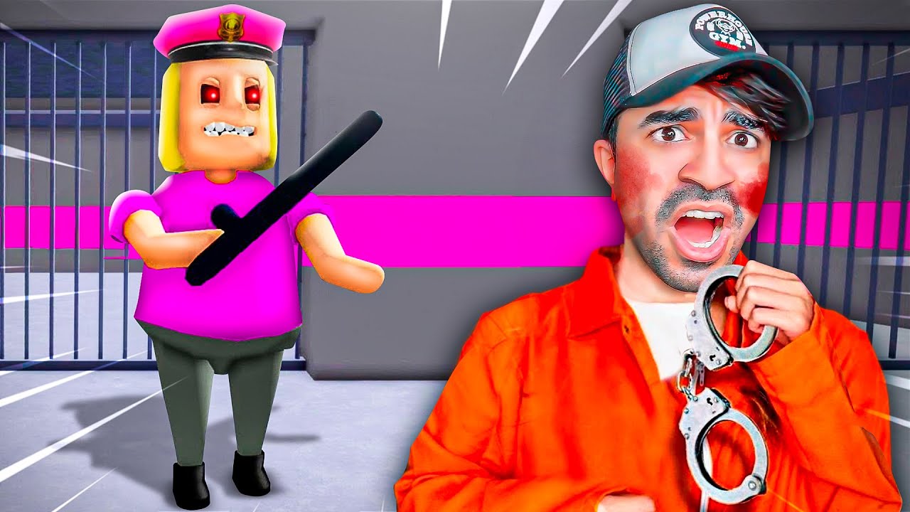 انا مسجون لكن في سجن شرطة البنات - لازم اهرب | Roblox