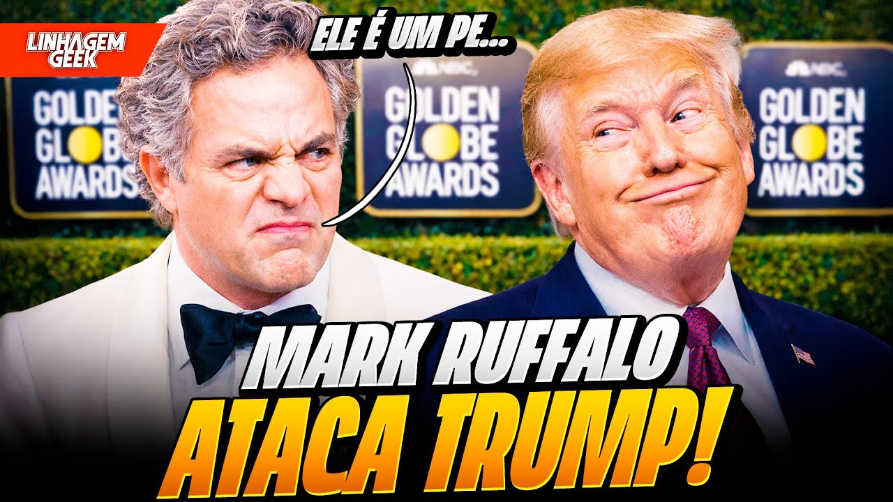 RETIDO! MARK RUFFALO FAZ ACUSAÇÕES GRAVÍSSIMAS CONTRA TRUMP NO GLOBO DE OURO!