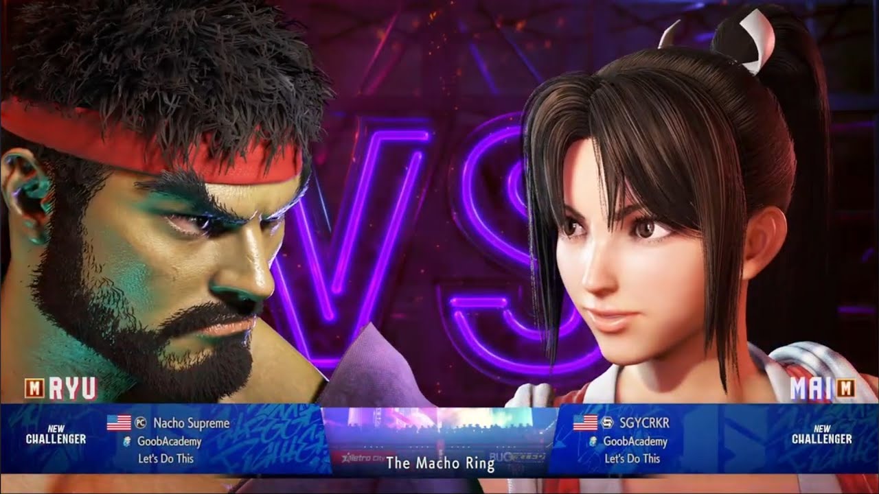 Goob Games Season 5, Week 3: Nacho Supreme (Ryu) vs SGYCRKR (Mai)