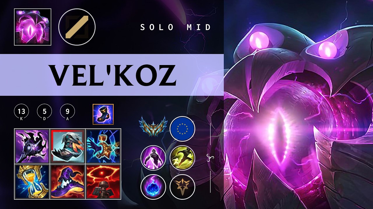Vel'Koz Mid vs Yasuo - EUW Challenger Patch 26.05
