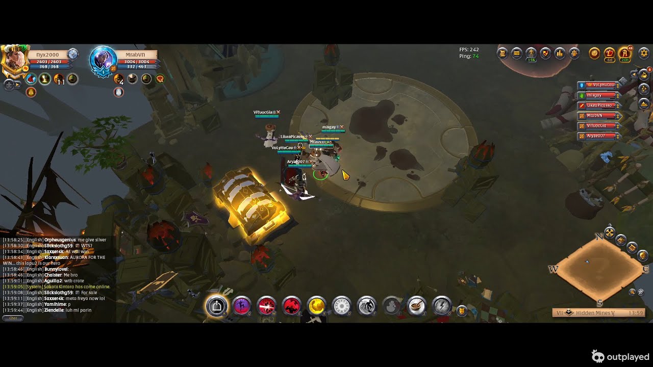 5th floor of the group dungeon Albion