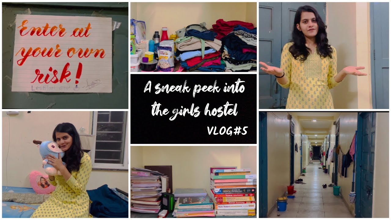 A sneak peek into the girls hostel| Room tour | Hostel tour |BJGMC PUNE| Vlog#5 |Anushka Dhoka|