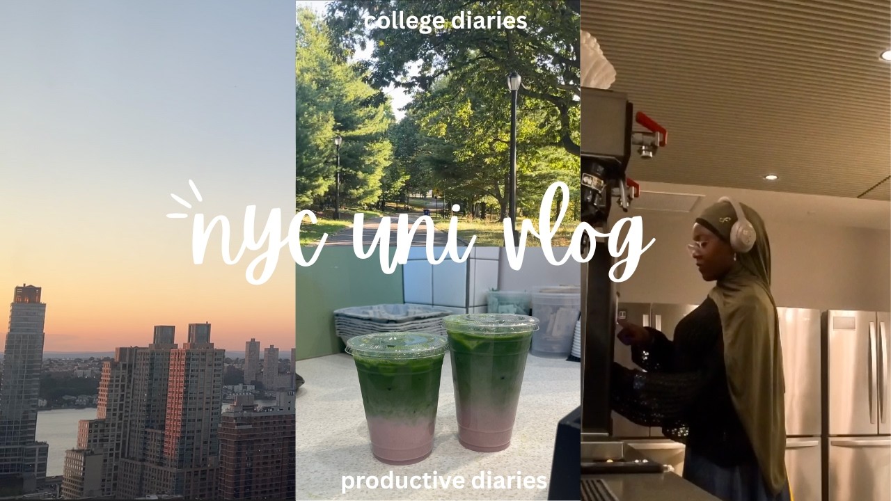*productive* days in my life as a nyc college student | fordham university + amazon apprentice