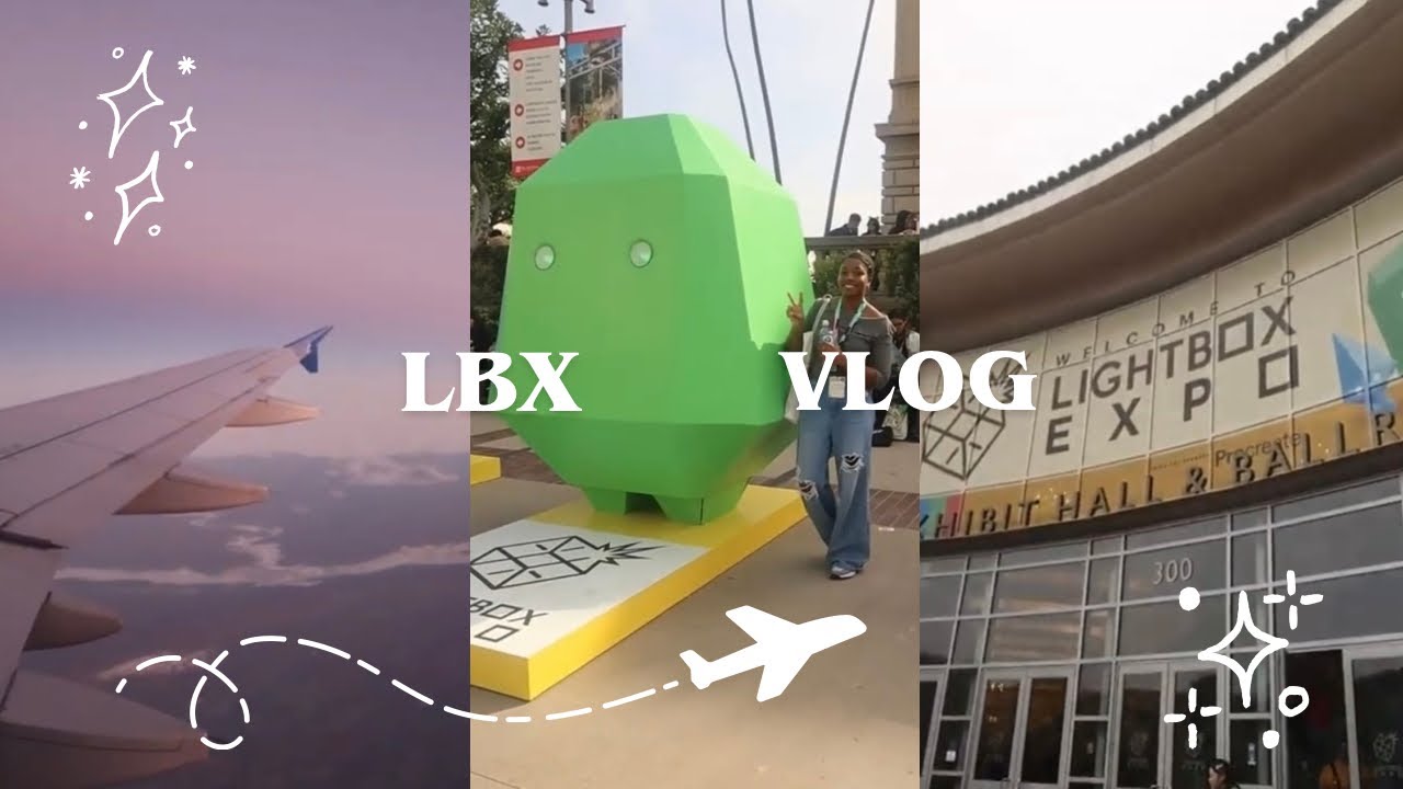 Artist diaries vlog 7👾: Lightbox Expo, flying to LA, wandering Venice Beach #LBX2025 