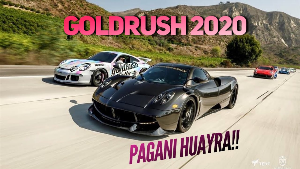DRIVING GOLDRUSH RALLY WITH A $2 MILLION DOLLAR PAGANI *ft savage garage*
