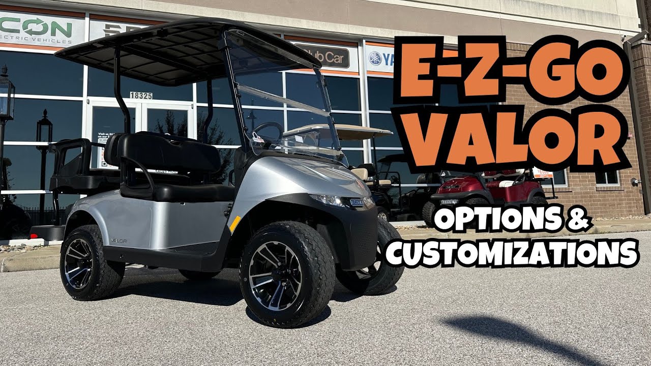 E-Z-GO Valor — опции и настройки | Гольф-кары Dean Team