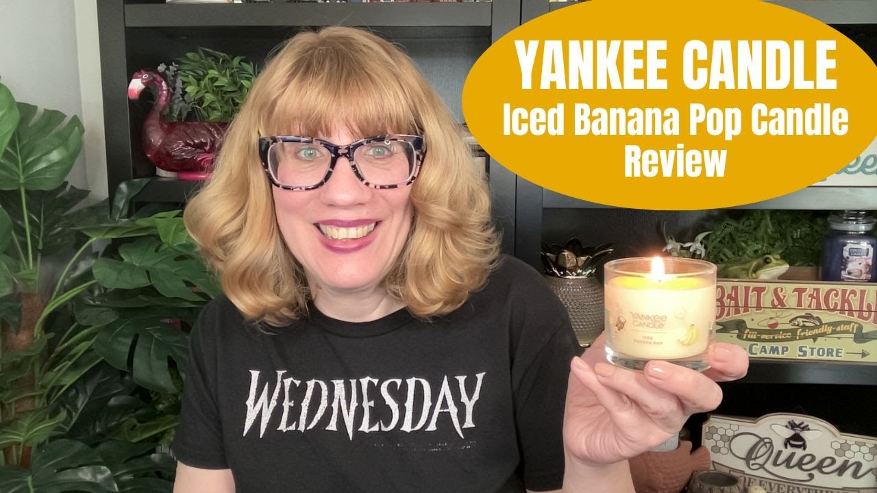 YANKEE CANDLE Iced Banana Pop Candle Review